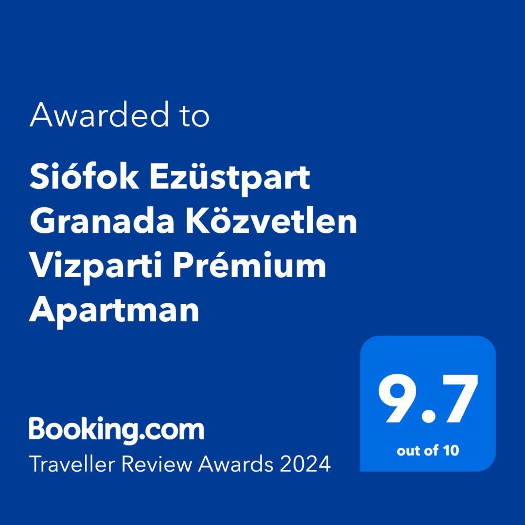 Siofok Ezuestpart Granada Koezvetlen Vizparti Premium Apartman Zewnętrze zdjęcie